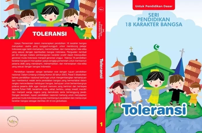 Buku Referensi Terbaik - Jilid 1 Seri Pendidikan 18 Karakter Bangsa Tingkat Pendidikan Dasar