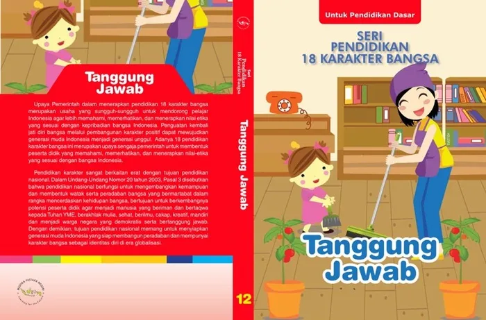 Buku Referensi Terbaik - Jilid 12 Seri Pendidikan 18 Karakter Bangsa Tingkat Pendidikan Dasar