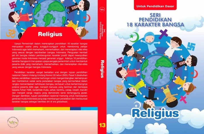 Buku Referensi Terbaik - Jilid 13 Seri Pendidikan 18 Karakter Bangsa Tingkat Pendidikan Dasar