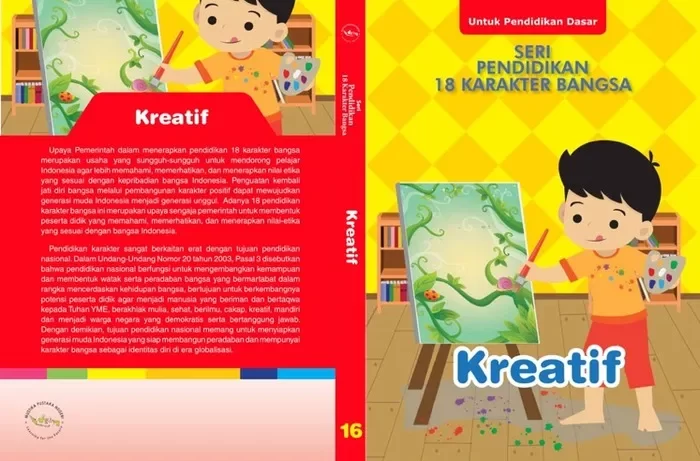 Buku Referensi Terbaik - Jilid 16 Seri Pendidikan 18 Karakter Bangsa Tingkat Pendidikan Dasar