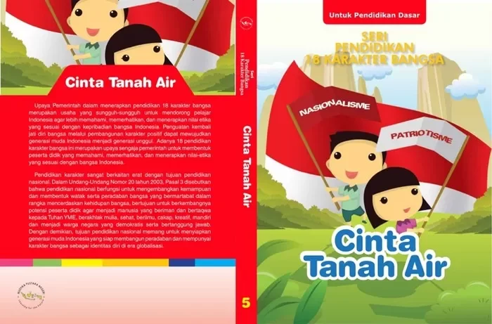 Buku Referensi Terbaik - Jilid 5 Seri Pendidikan 18 Karakter Bangsa Tingkat Pendidikan Dasar