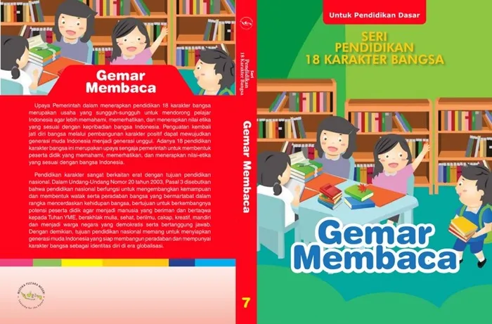 Buku Referensi Terbaik - Jilid 7 Seri Pendidikan 18 Karakter Bangsa Tingkat Pendidikan Dasar