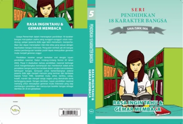 Buku Rerensi Terbaik - Jilid 5 Seri Pendidikan 18 Karakter Bangsa Tingkat Pendidikan Menengah