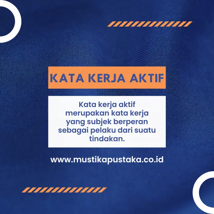 Apa itu Kata Kerja Aktif