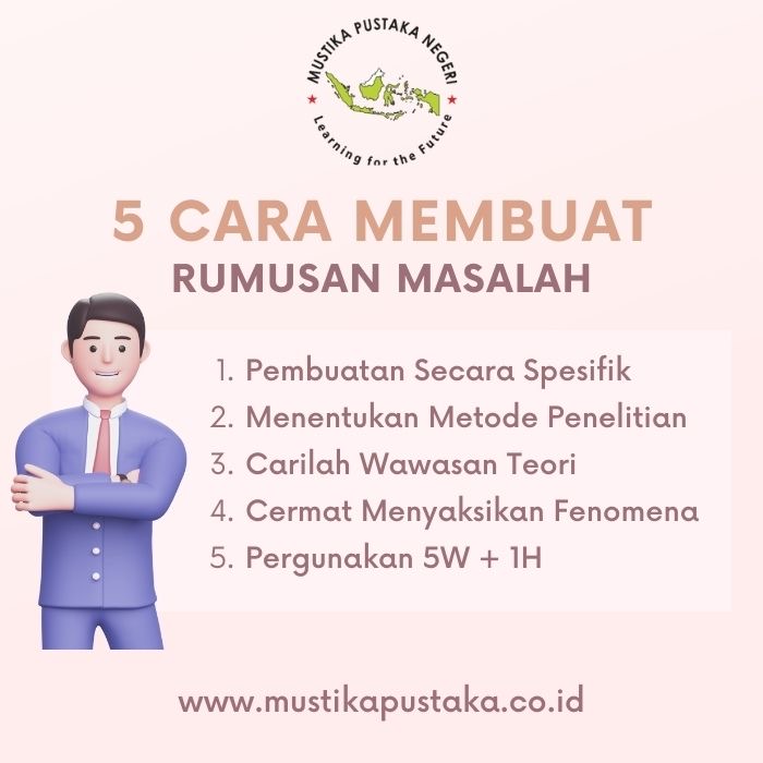 Infografis 5 Cara Membuat Rumusan Masalah