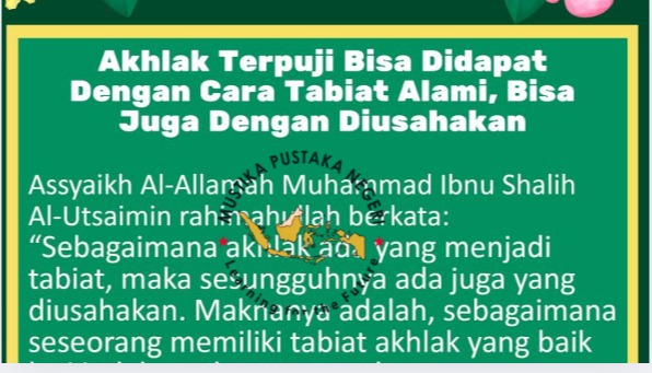 Cara Membiasakan Akhlak Mahmudah